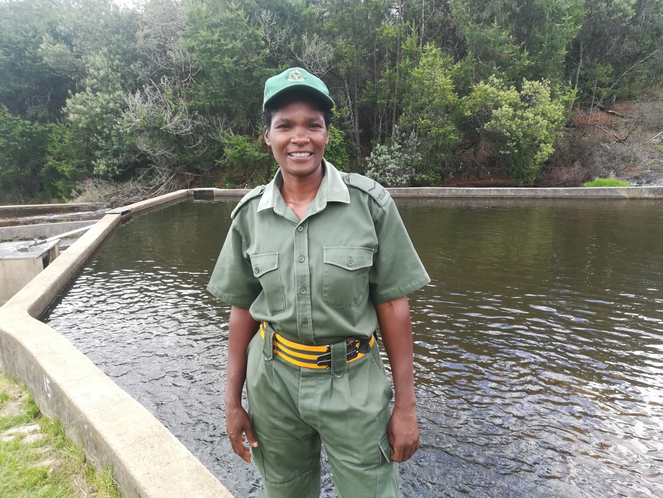 Joice -Zimparks ranger at trout farm.jpg